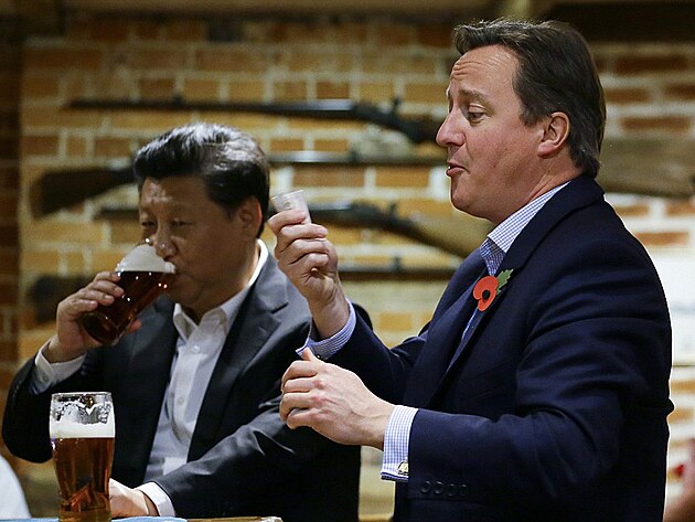 David Cameron pedv nskmu prezidentem britskou strategii pit piva