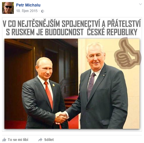 Putin a Zeman