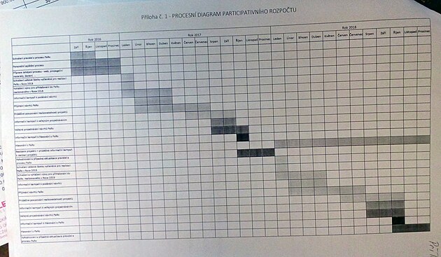 Procesn diagram participativnho rozpotu