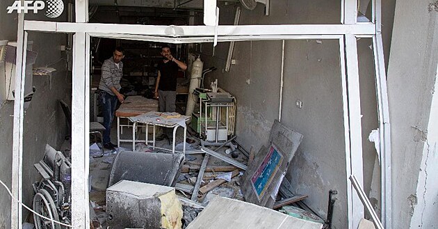 Jedna z mnoha Rusy napadených nemocnic