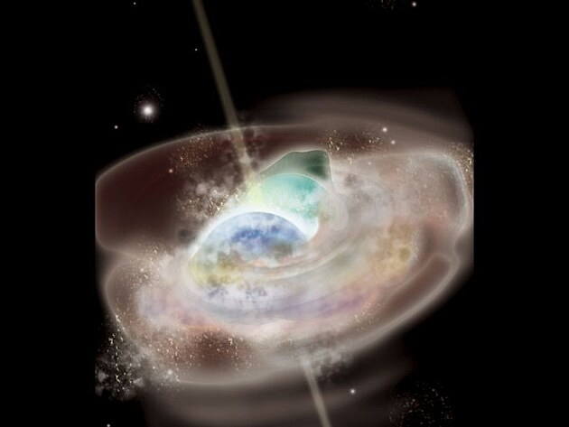 Kolaps dvou neutronovch hvzd zpsob gama zblesk.