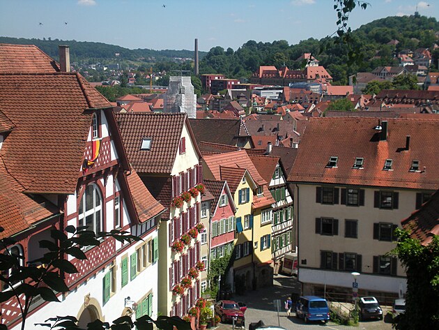 Pohled z hradeb z�mku