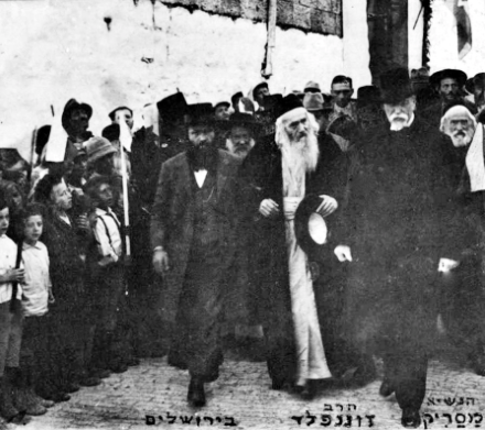Prezident T. G. Masaryk v Jeruzalm (1927)