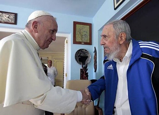 Fidel Castro a pape Frantiek