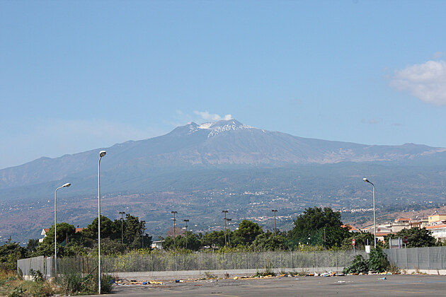 Etna, pes 3000 metr nad moem