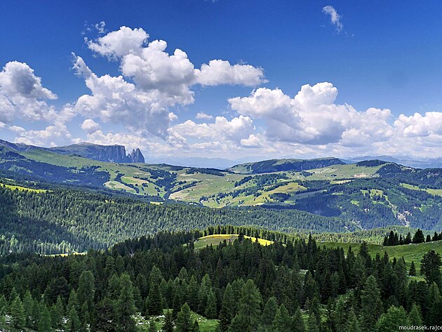 Vhled na Seiser Alm a Schlern (Alpe di Siussi, Sciliar)