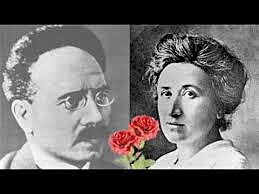 lenov Spartakova klubu, antimilitrist a spoluzakladatel Komunistick strany Nmecka Karel Liebknecht a Rosa Luxemburgov.