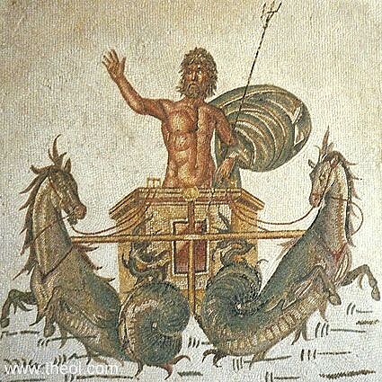 Poseidon a jeho kor.