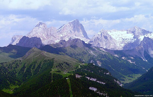 Marmolada, Gran Vernel a Sass d'Adam, pibleno