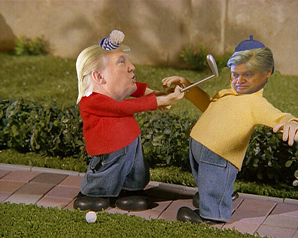 Hilalry poradil Trumpo s Bannonem nejen v golfu ale dky Bannonovm radm i v politice