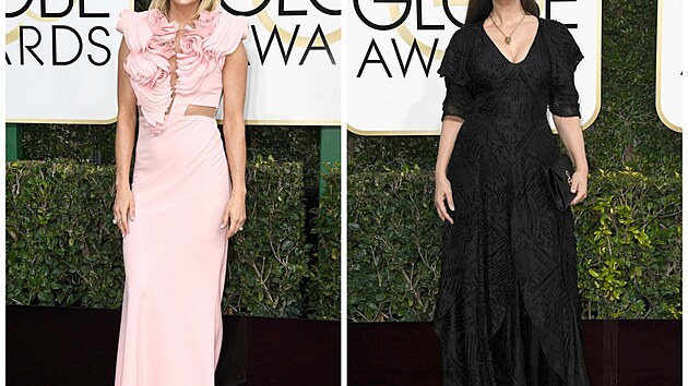 Zpěvačka Carrie Underwood a herečka Monica Bellucci