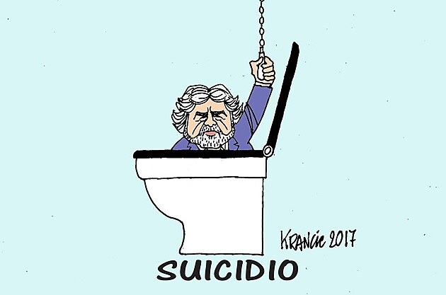 Beppe Grillo.Politick sebevrada.