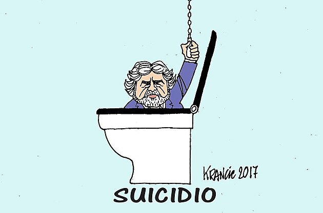 Beppe Grillo.Politick� sebevra�da.