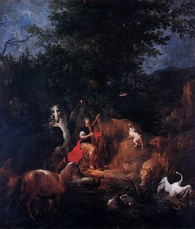 Orfeus se zvaty v krajin  (ped r. 1720)
