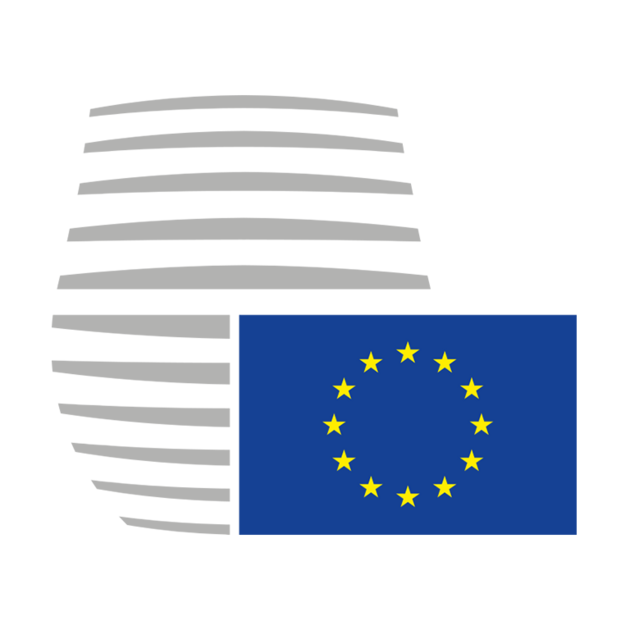 Logo Rady EU a Evropsk rady s motivem "lucerny" z novho palce