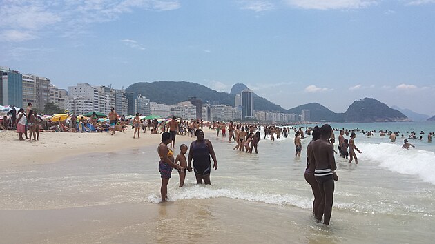 Pl Copacabana na behu Atlantickho ocenu