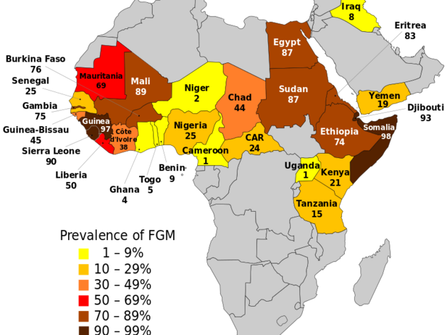 daje UNICEF, 2015. Zdroj: Wikipedia