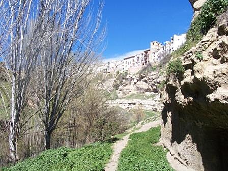 Koryto eky Alhama pod mstem Alhama de Granada