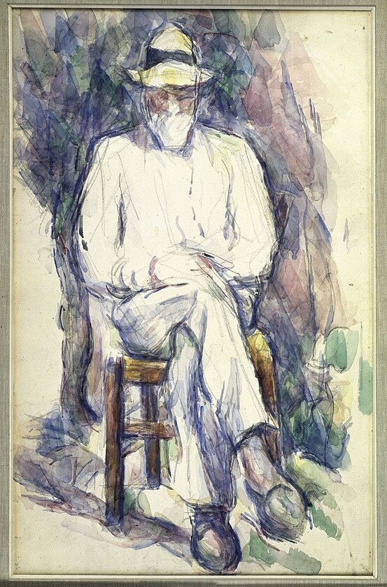 Paul Cezanne, Portrt des Grtners Vallier, 1906
