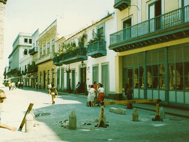ulice v centru Havany