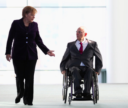 Wolfgang Schuble s Andela  Merkel