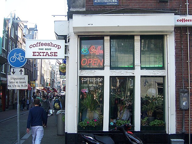 Coffee shop v Nizozemsku