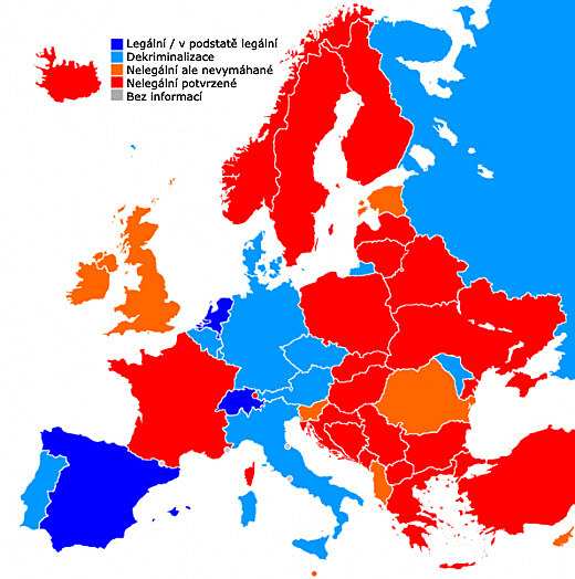 Legalizace v Evrop