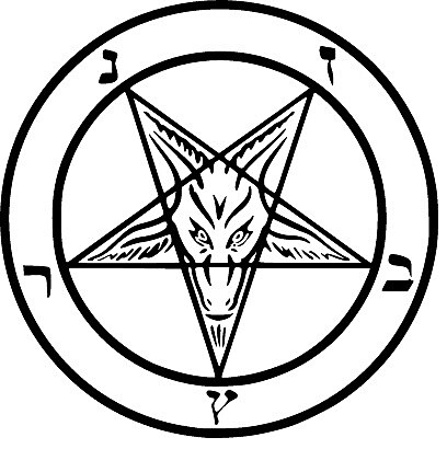 Obrcen pentagram - Bafomet