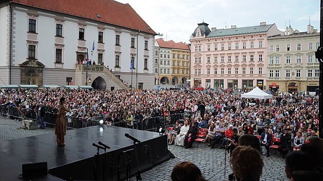 Zaplnn nmst v Olomouci