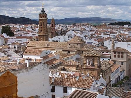Pohled na m�sto Antequera od arabsk�ho hradu.