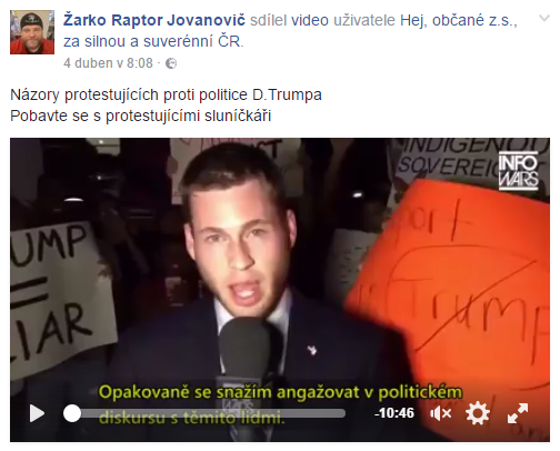 Demonstrace proti Trumpovi