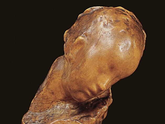 impresionistic socha Medardo Rosso - Nemocn dt. Dlo ukraden, kter hnulo zlodjovou mysl,a tak byla plastika navrcena do mskho muzea - i-net.