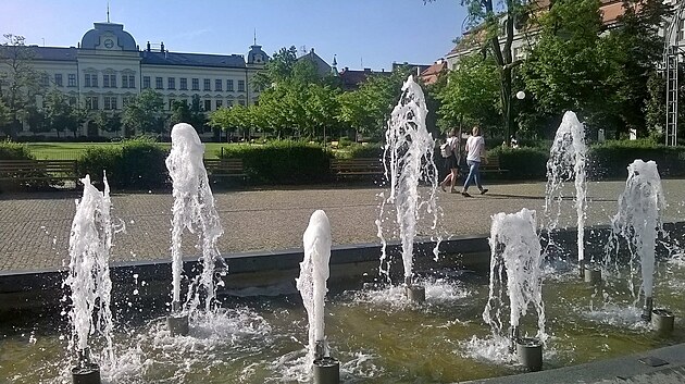 Vodotrysky osvěžují městský vzduch