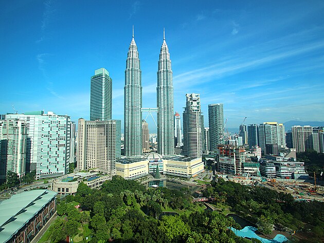 Jeden z nezapomenutelnch vhled. Kuala Lumpur, Malajsie