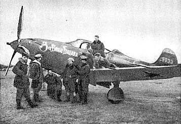 Stalint sokoli na americk sthace P-39 Aircobra. Sovtsk svaz jich z USA dostal 4 578 kus.