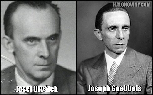 Josef Urvlek a Josef Goebbels - dobov foto