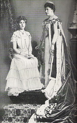 Princezna Ena s matkou Beatriz