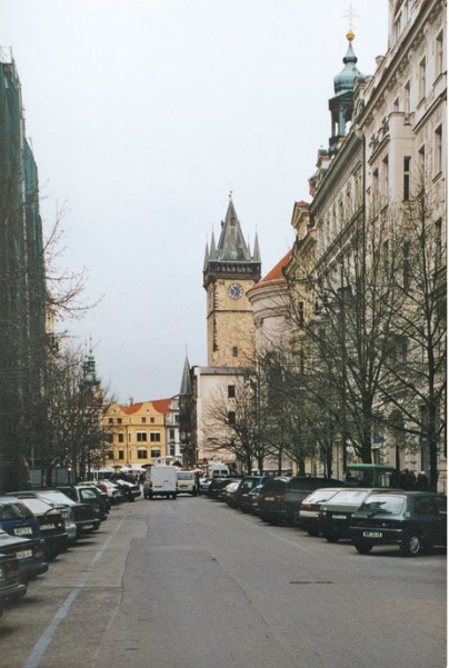 Fotografie "Maiselovy ulice", ve skutenosti Pask, od Miloe Fritze z 13. 4. 2000.