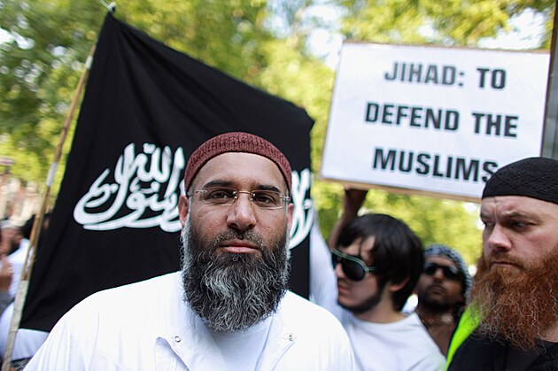 Britsk islamista Anjem Choudary.