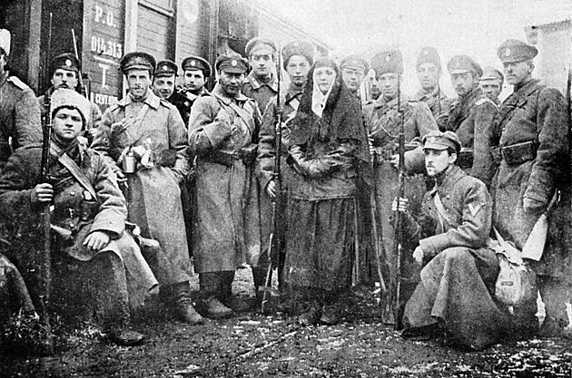 Pslunci Dobrovolnick armdy, leden 1918