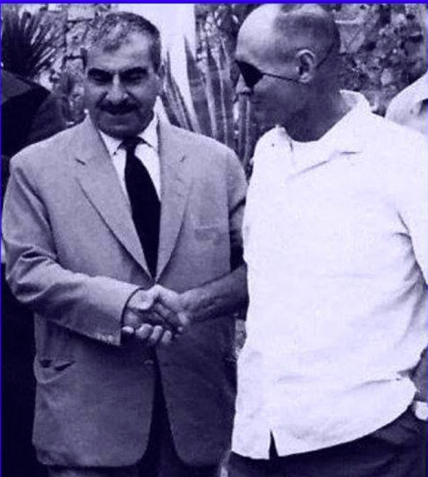 M.Barzani with Moshe Dayan(Tel Aviv-1968)