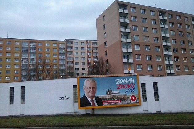 Presidentsk kampa Miloe Zemana v st nad Labem - Stbrnky