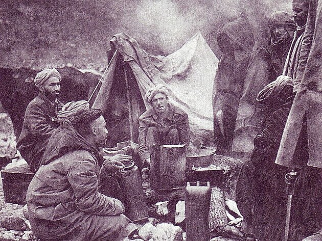 Marot vojci u Monte Cassina v lednu 1944