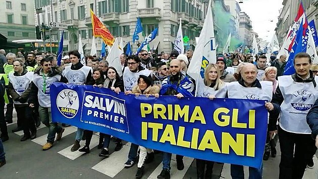 Prvod na podporu Salviniho ligy