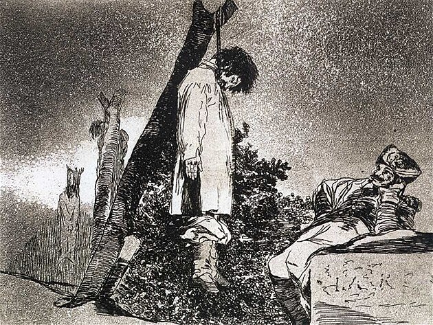 Francisco Goya  Z cyklu Hrzy vlky