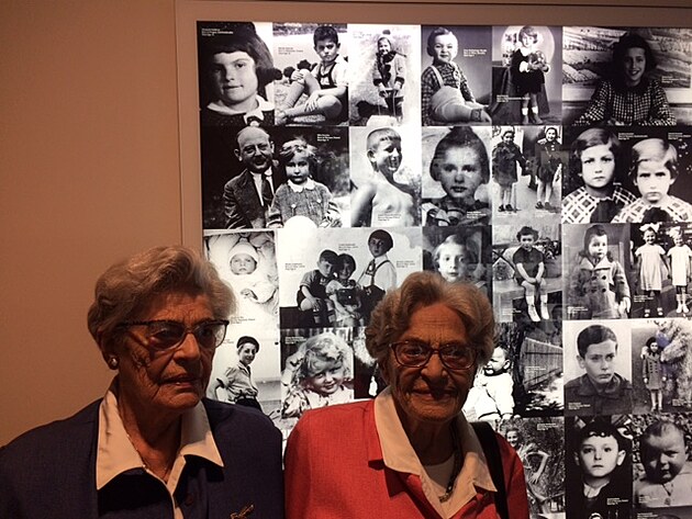Melbourne, Muzeum holocaustu, na fotografii vlevo nahoe je sestra Elizabeth, kter zemela v 11 letech v Chelmnu