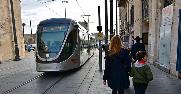 Jeruzalm a jeho jedin tramvajov linka