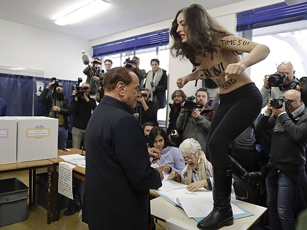 Femen kontra Belusconi