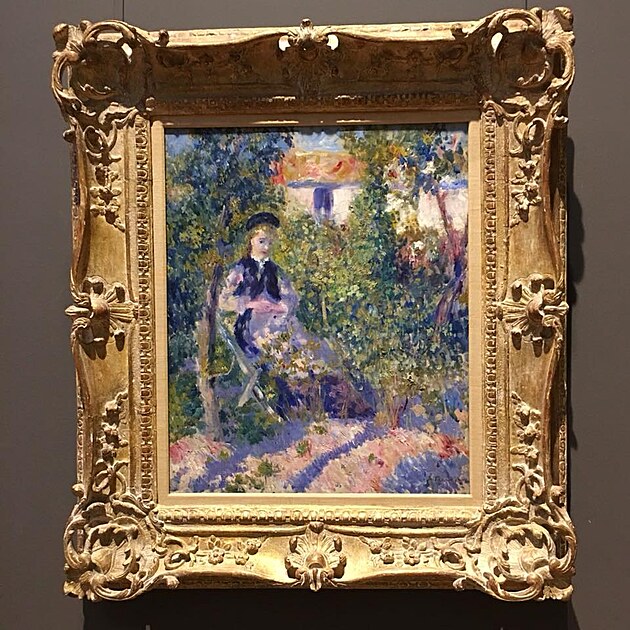 Nini in the Garden, August Renoire, Metropolitn muzeum