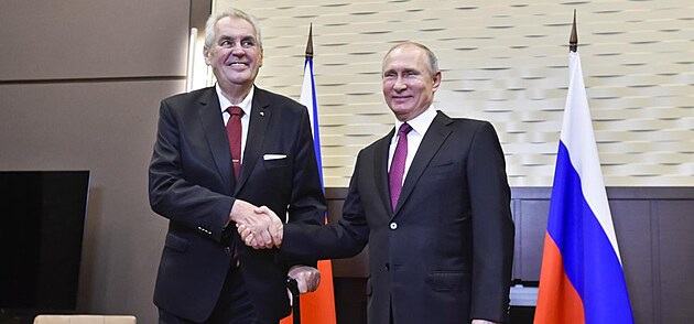 Presidenti Milo Zeman a Vladimr Putin